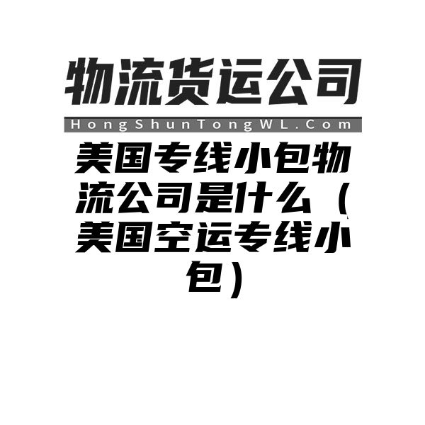 美国专线小包物流公司是什么（美国空运专线小包）